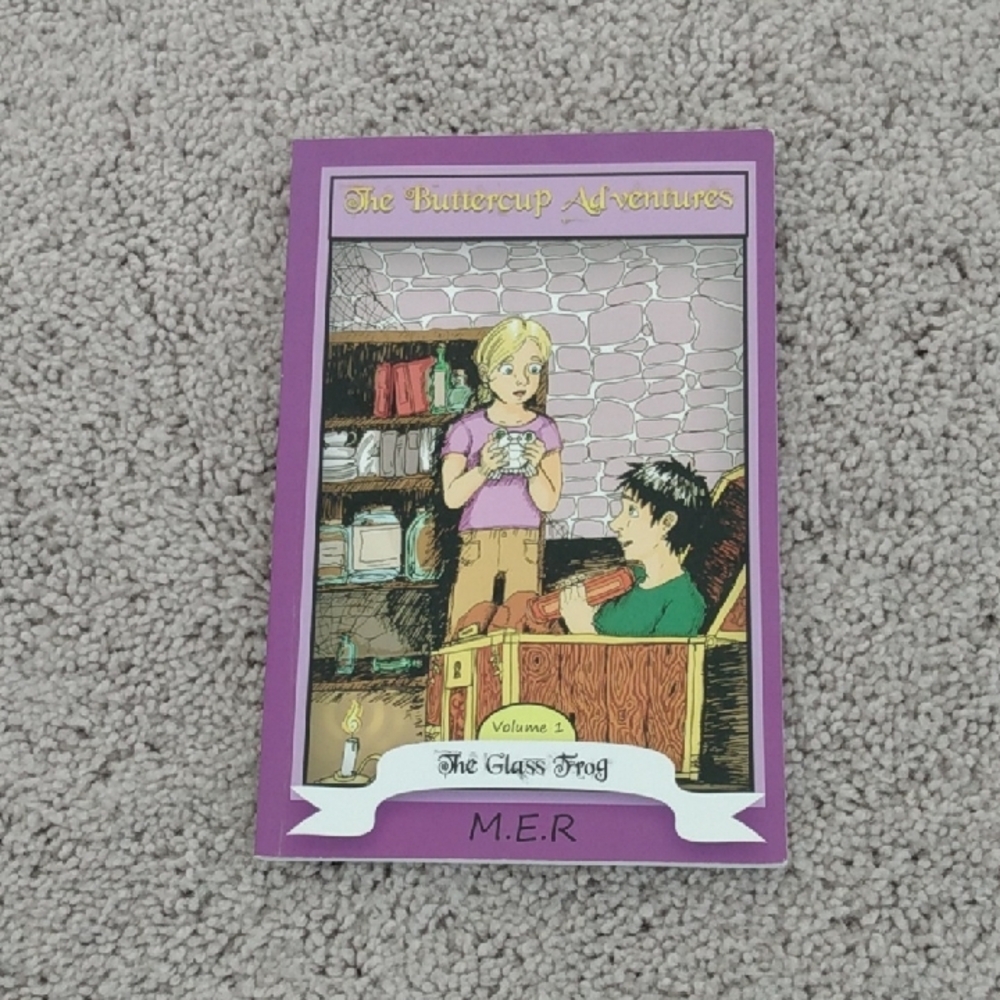 The Buttercup Adventures: The Glass Frog - Purple Cover